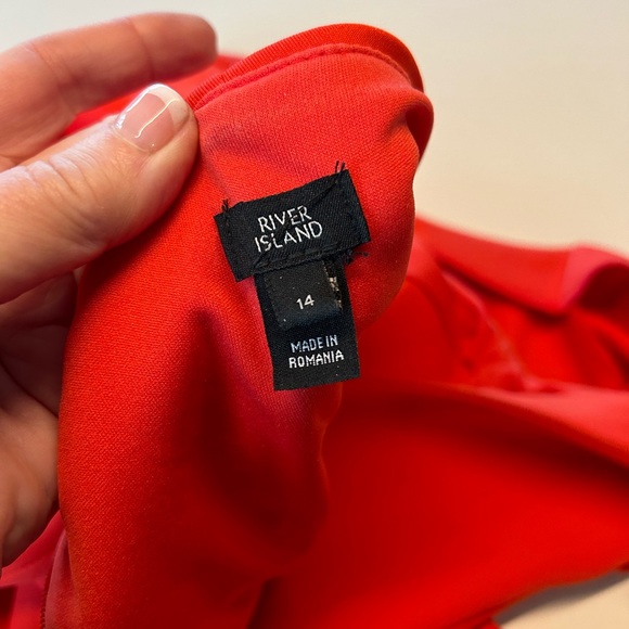 Red Party, Cocktail Dress, size 12 - Picture 3 of 4